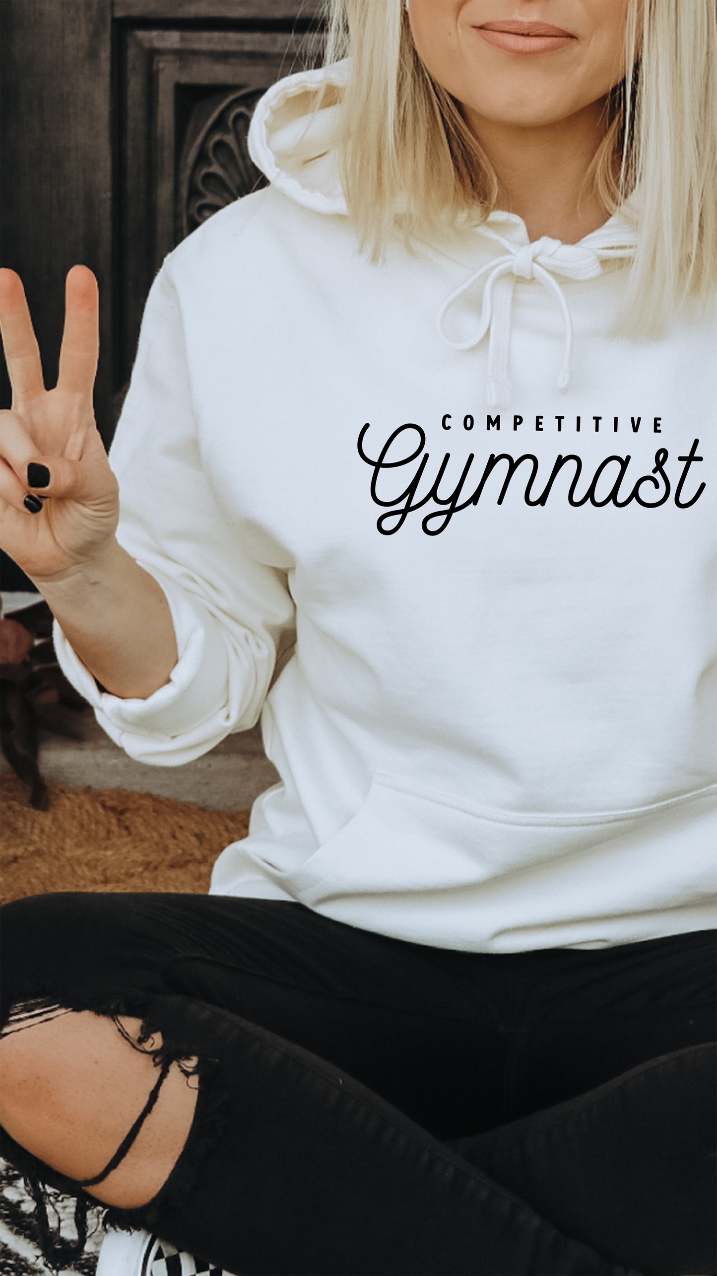 Competitive Gymnast Midweight Hoodie