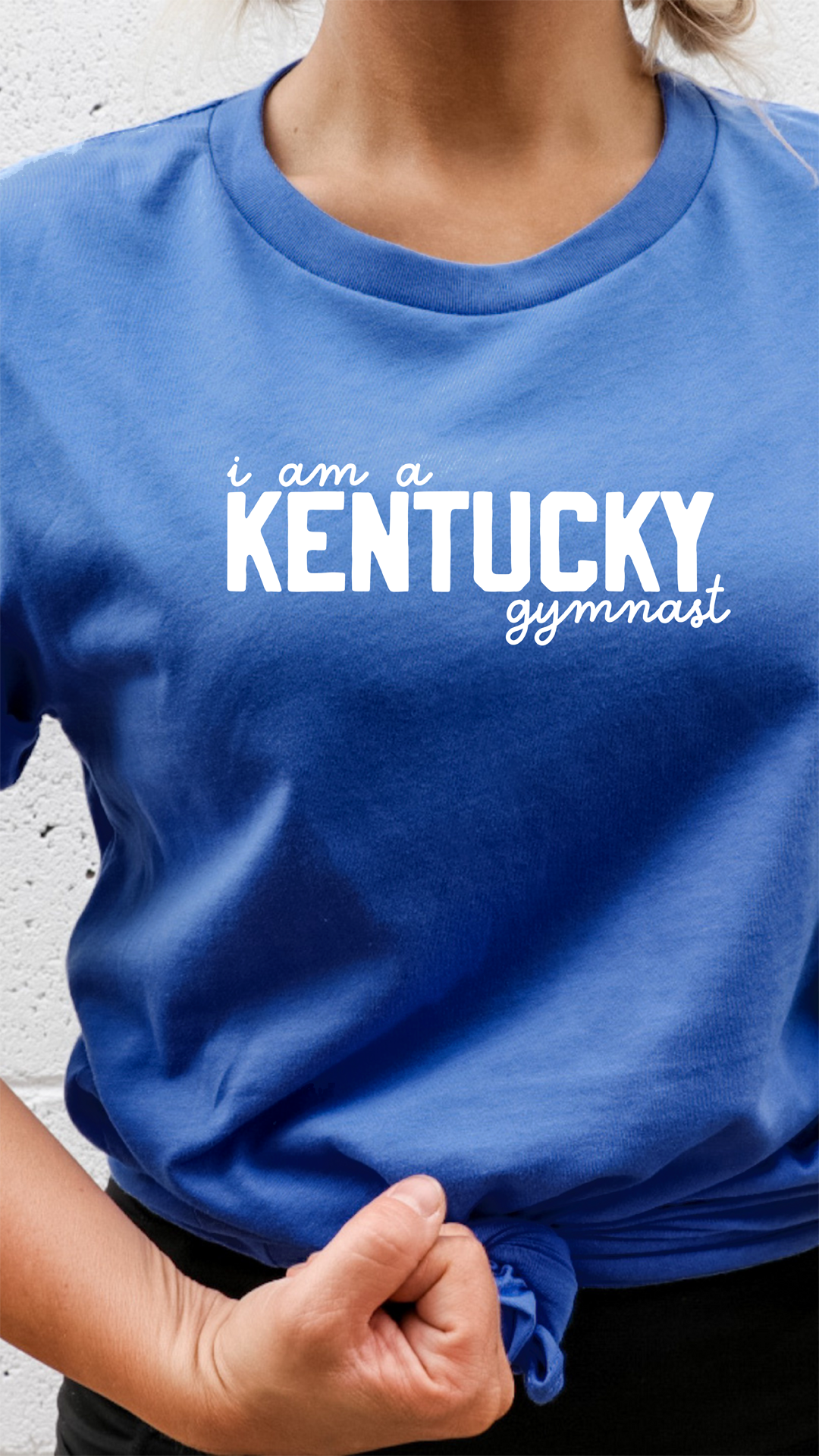 I am a KENTUCKY gymnast Adult T-shirt