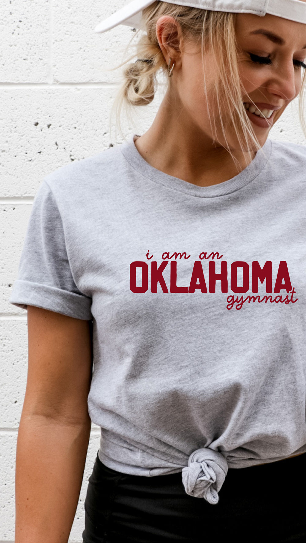 I am an OKLAHOMA gymnast Adult T-shirt