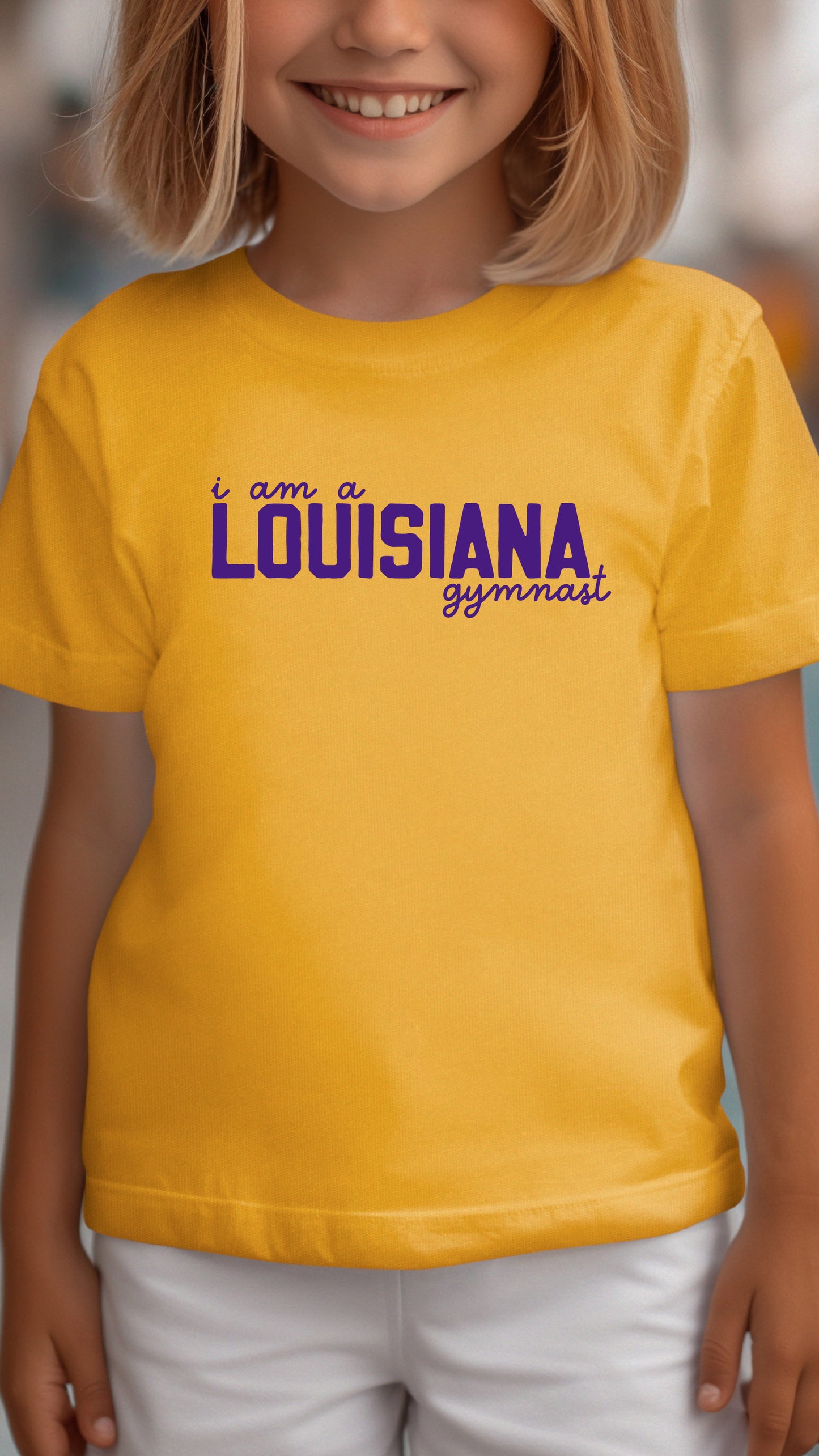 I am a LOUISIANA Gymnast T-Shirt - YOUTH