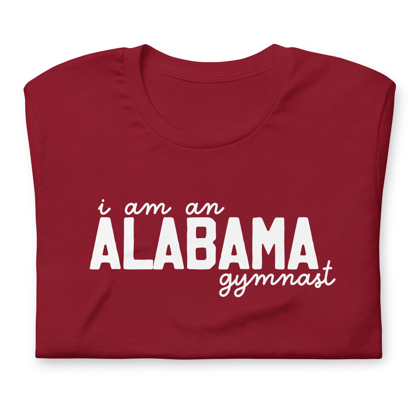 I am an ALABAMA gymnast - Adult T-shirt