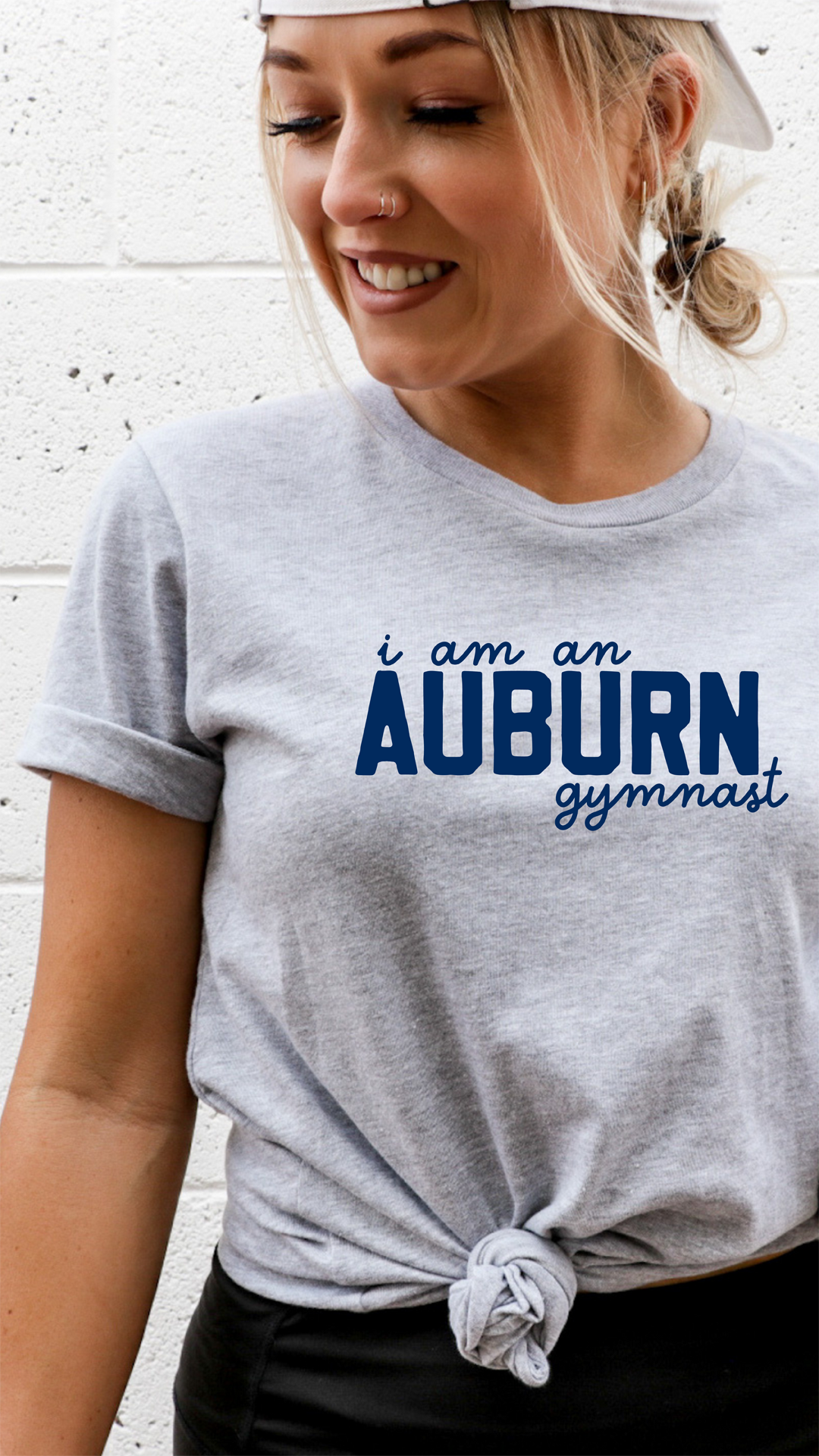 I am an AUBURN gymnast Adult T-shirt