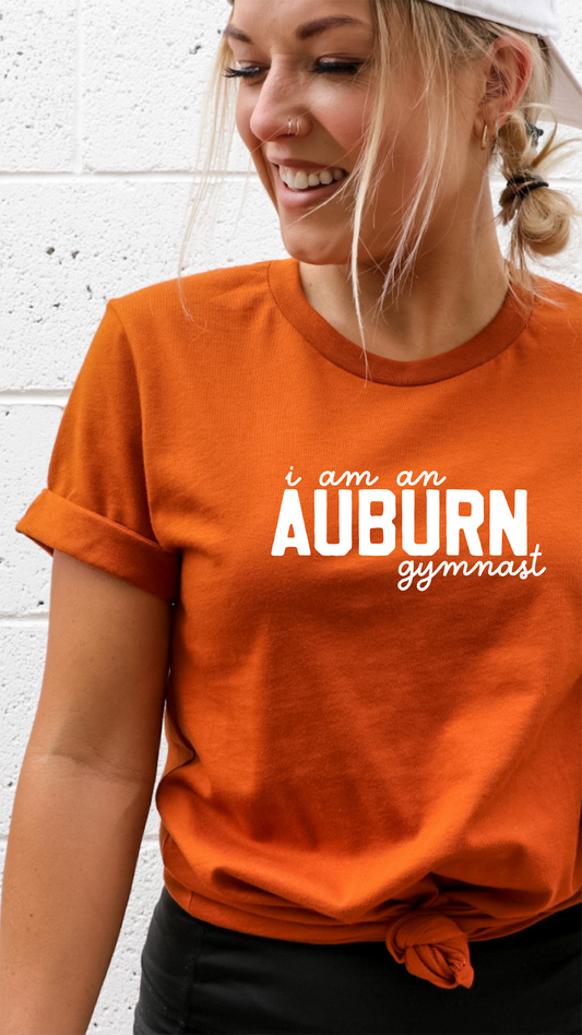 I am an AUBURN gymnast Adult T-shirt