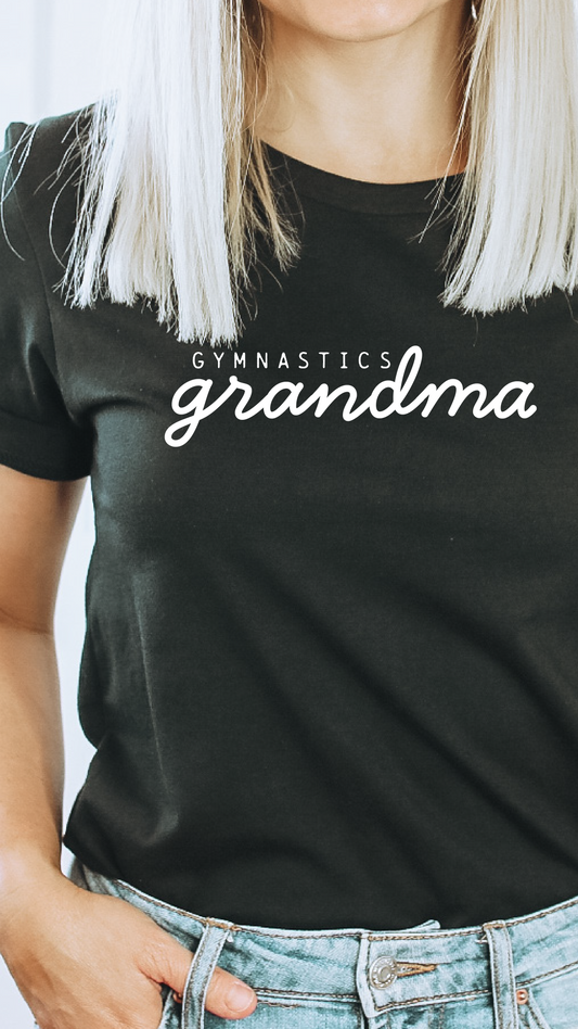 Gymnastics Grandma Tee