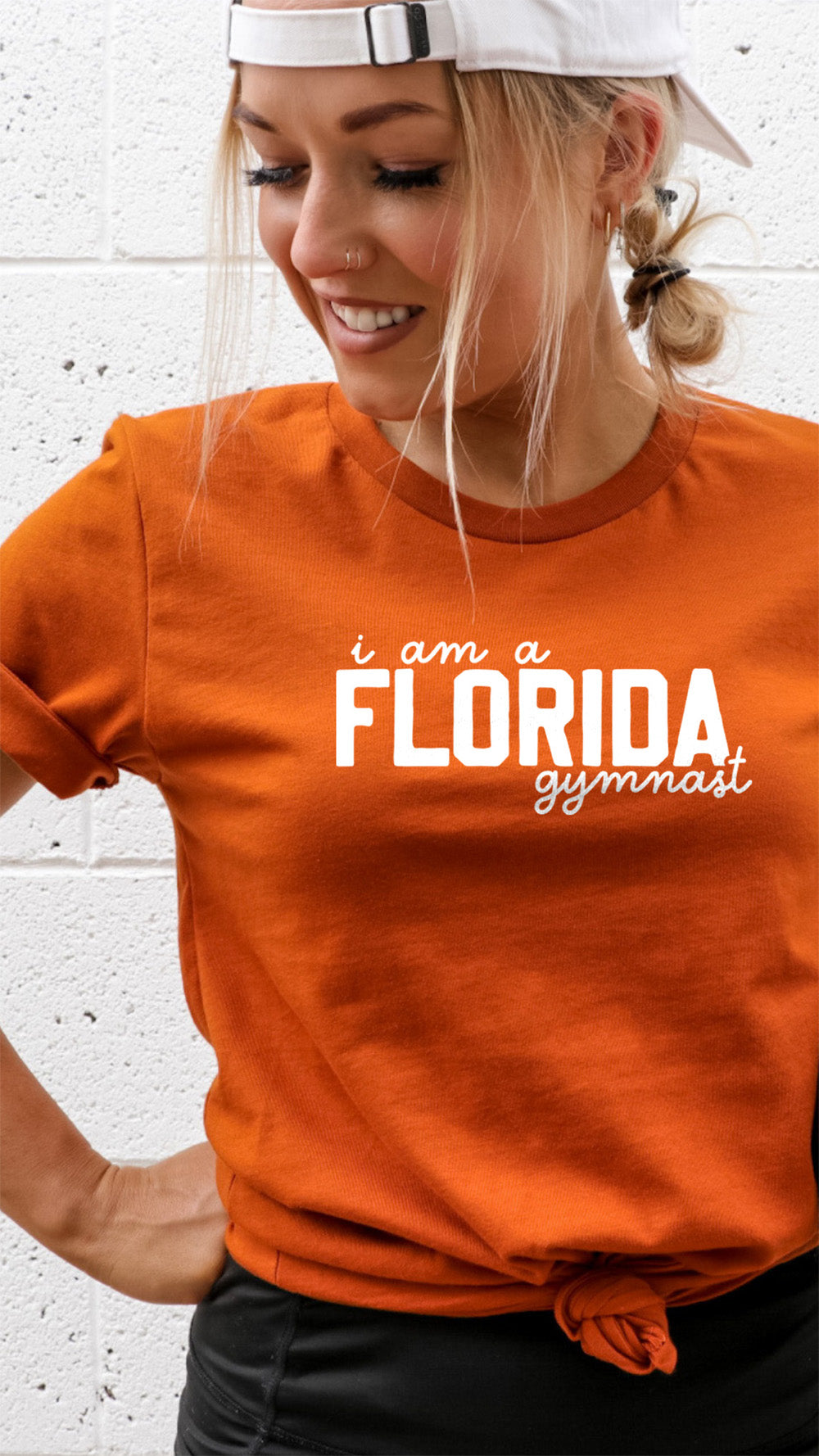 I am a FLORIDA gymnast - Adult t-shirt
