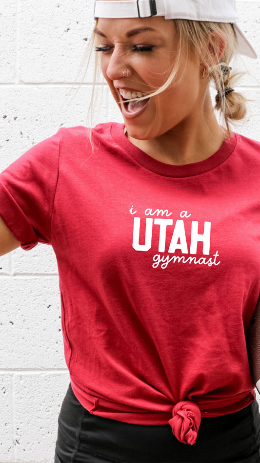 I am a UTAH gymnast Adult T-shirt