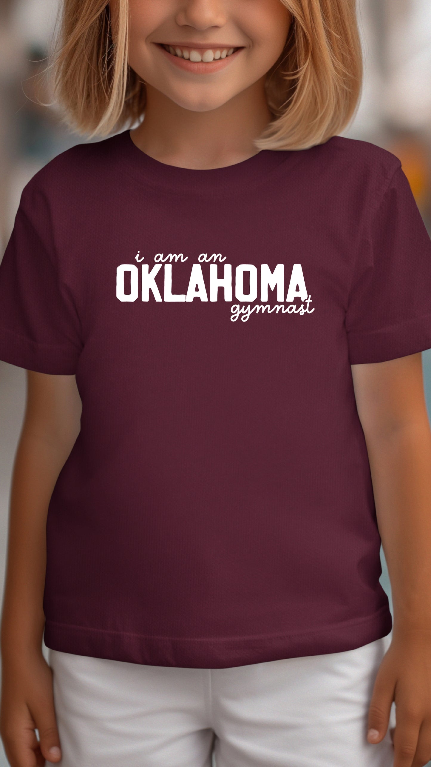 I am an OKLAHOMA gymnast T-Shirt - YOUTH