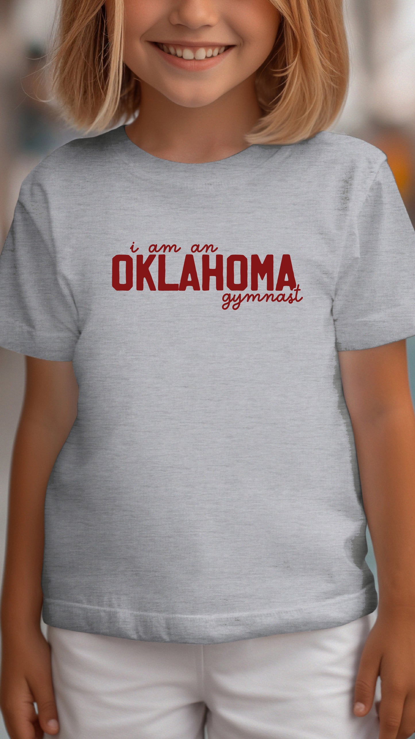 I am an OKLAHOMA gymnast T-Shirt - YOUTH