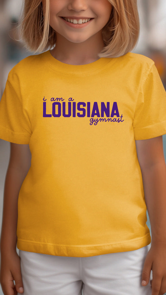 I am a LOUISIANA Gymnast T-Shirt - YOUTH